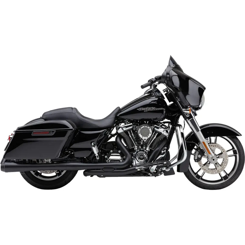 Cobra El Diablo 4" Slip-On Exhaust 6208RB - Black Slip-ON FLH FLT 17-24