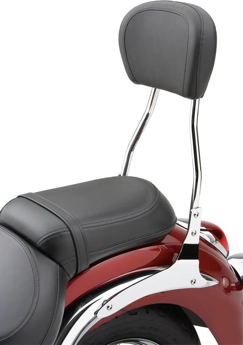 Std Round Sissy Bar W/Pad Chrome Vtx1300s 03 06/1800r - COBRA