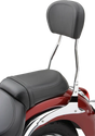 Std Round Sissy Bar W/Pad Chrome Vtx1300c 04 06/1800cf - COBRA