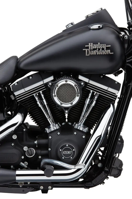 Rpt Air Intake System Chrome / Black Xl 91 22 - COBRA