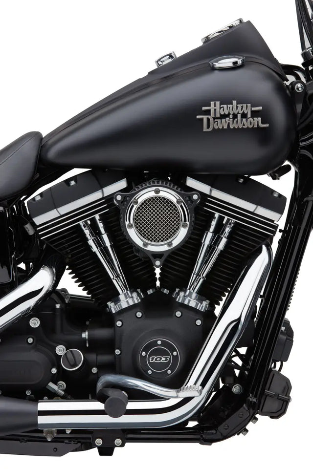 Rpt Air Intake System Chrome / Black Xl 91 22 - COBRA
