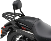 Sissy Bar Luggage Rack Formed Black - COBRA