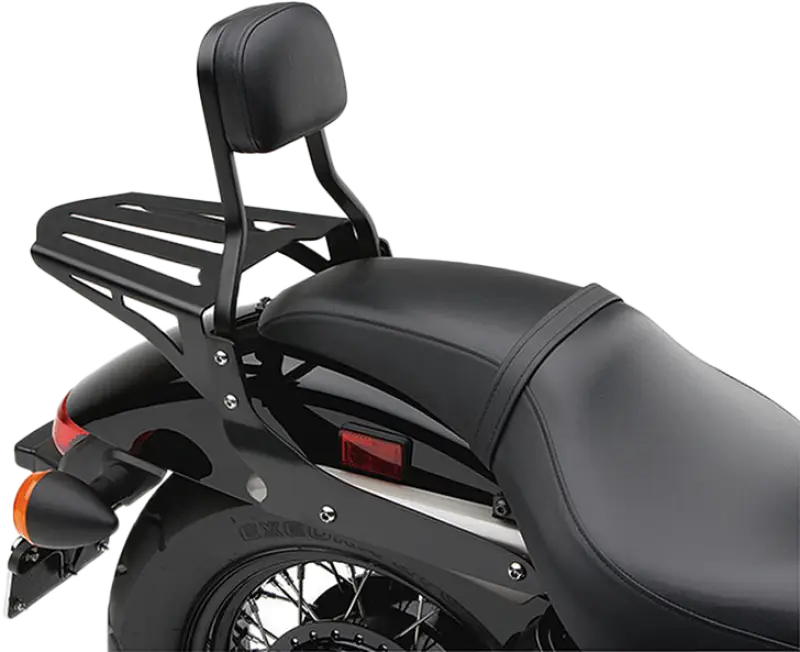 Sissy Bar Luggage Rack Formed Black - COBRA