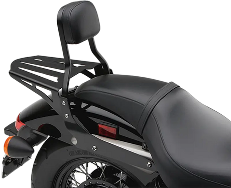 Sissy Bar Luggage Rack Formed Black - COBRA