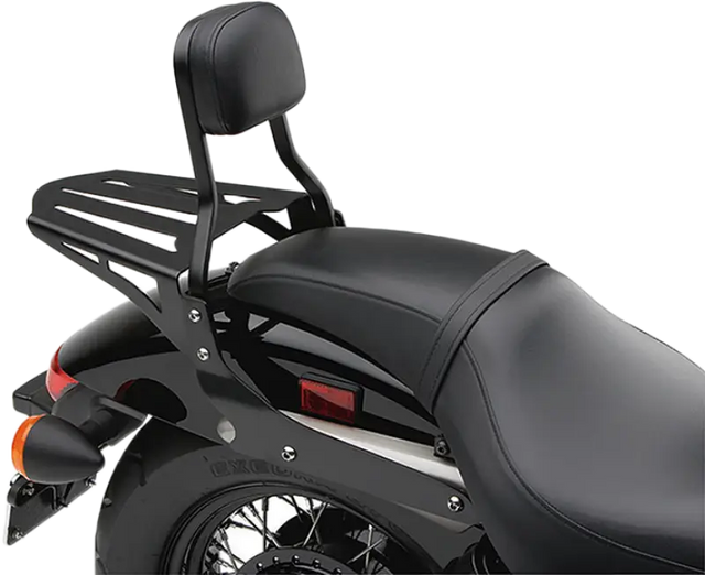 Sissy Bar Luggage Rack Formed Black - COBRA