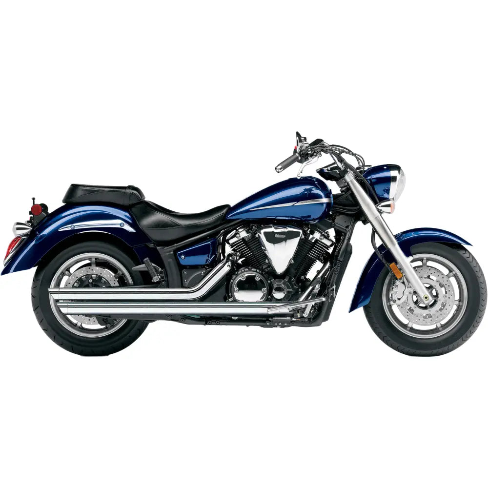 Cobra Speedster Slashdown Exhaust 2825 - Chrome V-Star 1300 07-15
