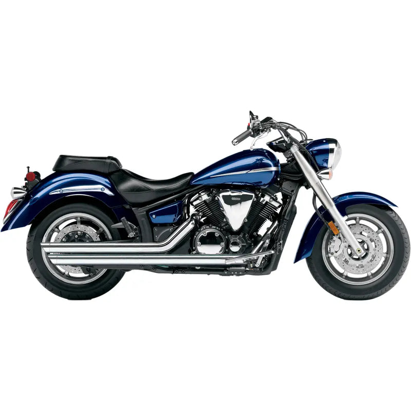 Cobra Speedster Slashdown Exhaust 2825 - Chrome V-Star 1300 07-15