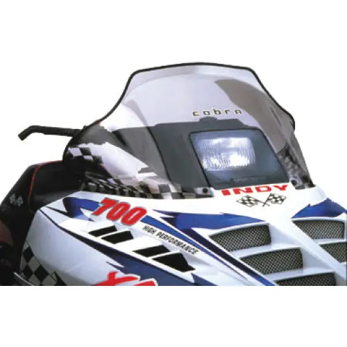Cobra W/S Mid Smoke/Blk 14" Pol Wedge Hood