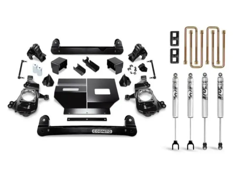 Cognito 20-24 Chevy/GMC Silverado/Sierra 2500/3500 HD 2WD/4WD 4in Std Lift Kit w/ Fox PS 2.0 IFP - Cognito
