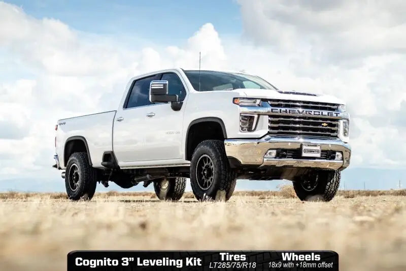 Cognito 20-24 Chevy Silv/Sierra 2500/3500HD 2WD/4WD 3in Elite Lvlng Kit w/ Fox 2.5 Elite Perf Series - Cognito