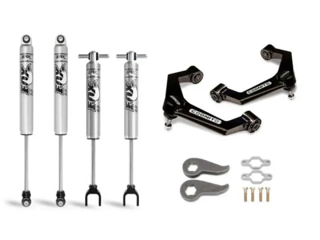Cognito 11-19 Chevy/GMC Silv/Sierra 2500/3500 HD 2WD/4WD 3in Perf Leveling Kit w/ Fox PS 2.0 IFP - Cognito