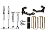 Cognito 20-24 Chevy Silv/Sierra 2500/3500HD 2/4WD 3in Perf Ball Joint Lvl Lift Kit w/ Fox PS 2.0 IFP - Cognito