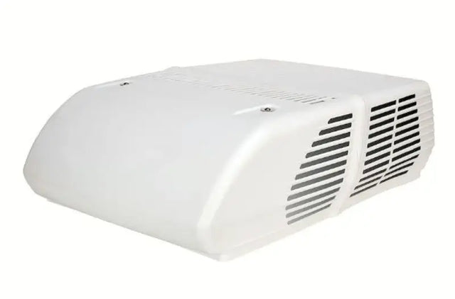 White rooftop air conditioner from Coleman RVP Arctic White for energy efficiency
