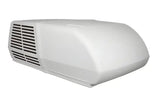 White rooftop air conditioning unit on Coleman RVp 38004066 Mach 15 Plus RV