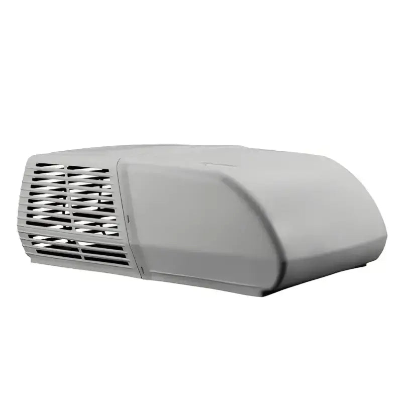 Gray RV air conditioner from Coleman RVP heavy duty 13,500 BTU AC unit