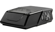 Black rectangular air purifier from Coleman RVP for ultimate comfort RV parts & accessories