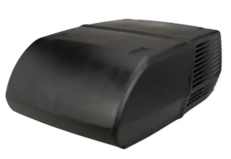 Black Coleman RVP Mach 3 Power Saver A/C unit with high BTU power saver performance