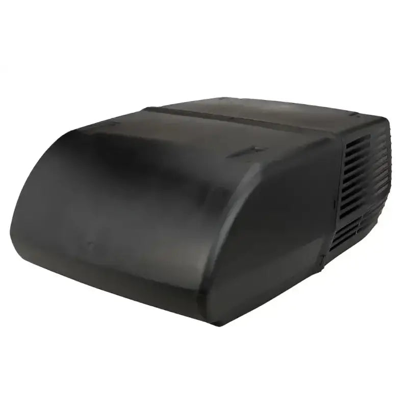 Black Coleman RVP Mach 3 Power Saver A/C unit with high BTU power saver performance