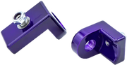 Purple L-shaped metal brackets with hardware for light mounts RV parts & accessories