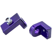 Purple L-shaped metal brackets with hardware for light mounts RV parts & accessories