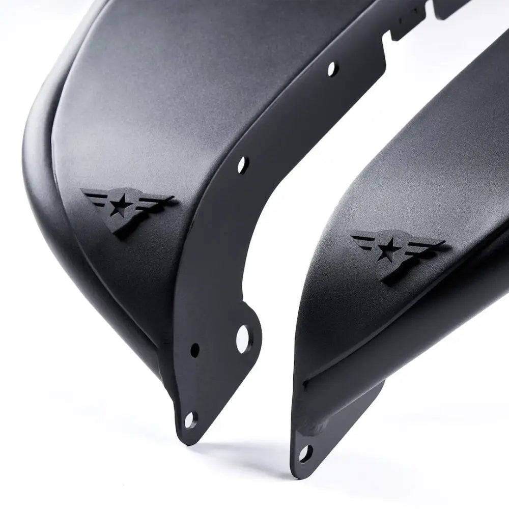Combat Offrd Limited Lifetime Warranty Fender Flare 15-1076 - Black Jeep JK JKU Full Assault Alum
