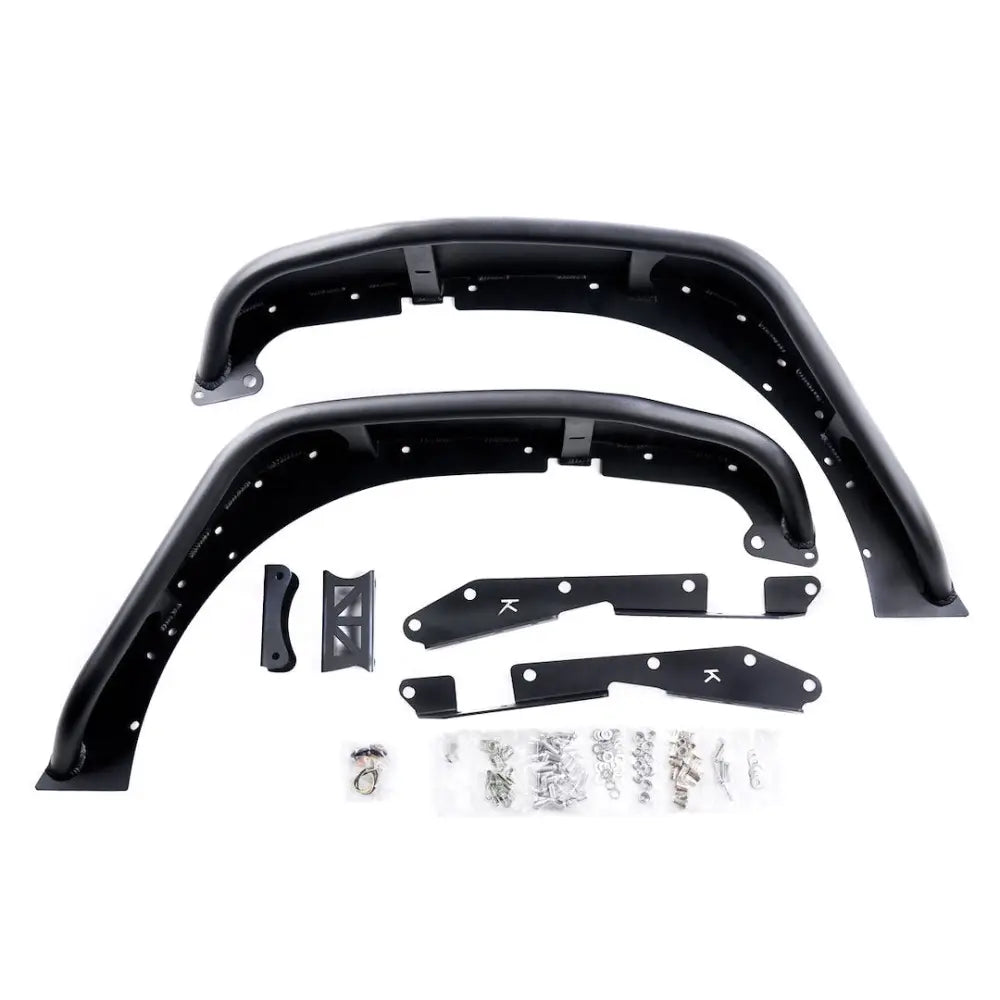 Combat Offrd Limited Lifetime Warranty Fender Flare 15-1076 - Black Jeep JK JKU Full Assault Alum