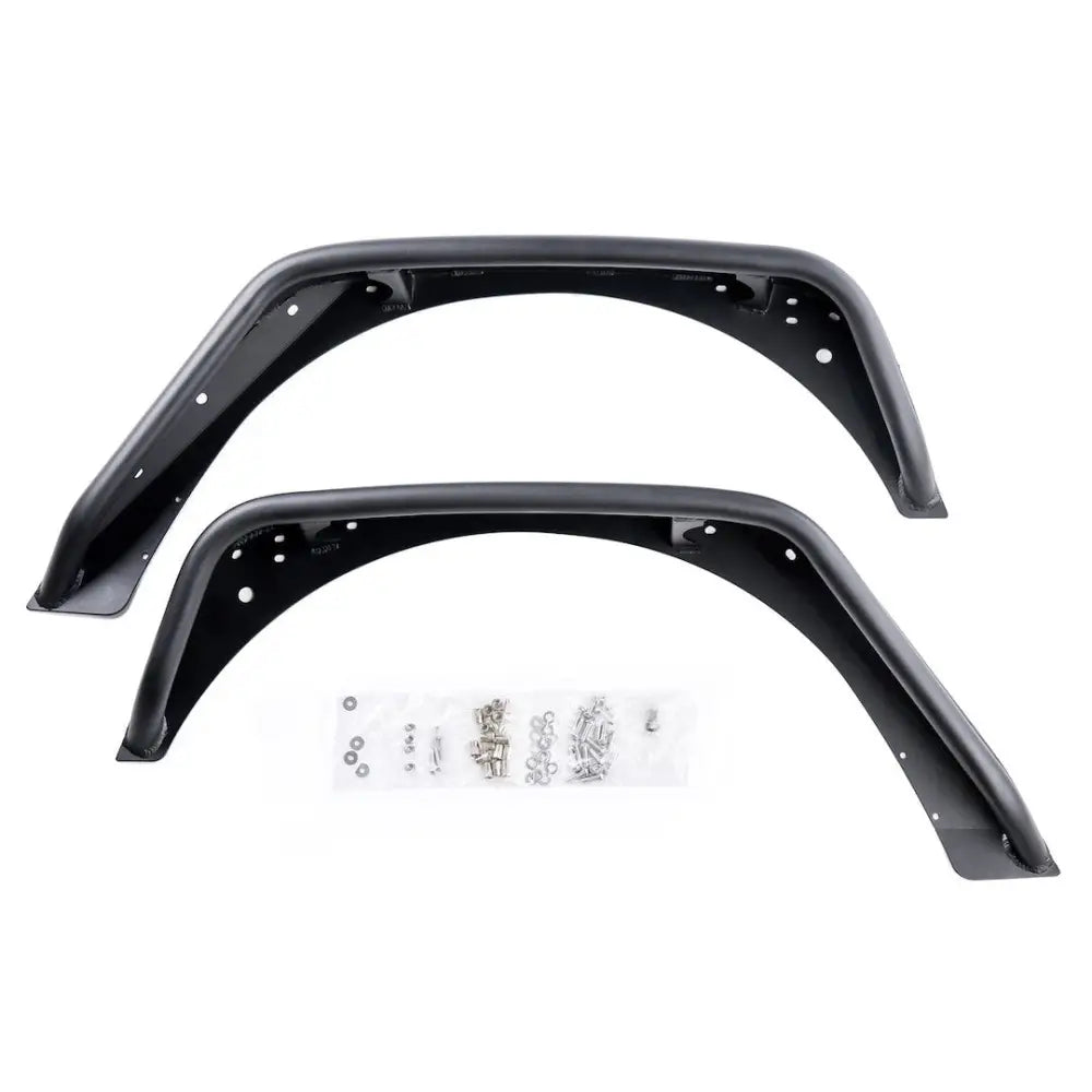 Combat Offrd Limited Lifetime Warranty Fender Flare 15-1079 - Black Jeep JK JKU Full Assault Alum