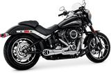 Black Harley-Davidson Combat 2 1 Shorty Chrome W Chrome Tip motorcycle with chrome accents