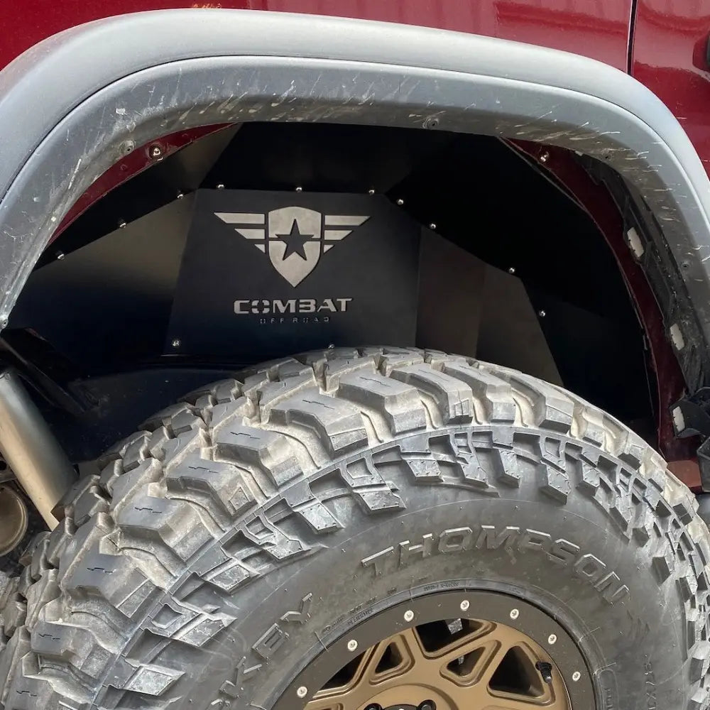 Combat Offrd Limited Lifetime Warranty Fender Well Liner 25-1066 - Jeep JL JLU Battle Ready Aluminum
