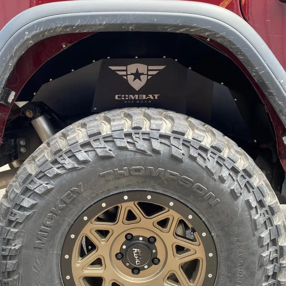 Combat Offrd Limited Lifetime Warranty Fender Well Liner 25-1066 - Jeep JL JLU Battle Ready Aluminum