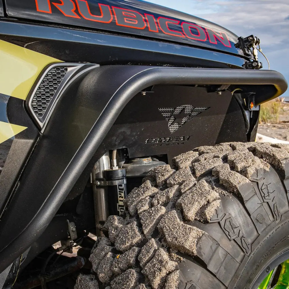 Combat Offrd Limited Lifetime Warranty Fender Flare 25-1076 - Black Jeep JL JLU Full Assault Alum