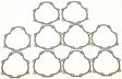 COMETIC Trans Bearing Cvr Gasket Twin Cam 10/Pk Oe#35654 06 for Powersports