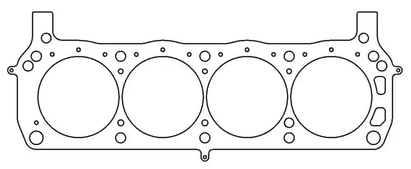 Four-cylinder engine head gasket for AFR heads and Cometic Ford SB 4.080 inch bore