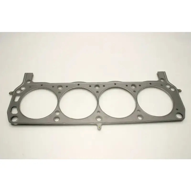 Cylinder head gasket with four circular openings for Cometic Ford MLS-5 headgasket with AFR heads