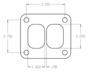 Cometic Gasket Cometic Turbo FLG T-Series Exhaust Inlet .010in Exhaust Gasket