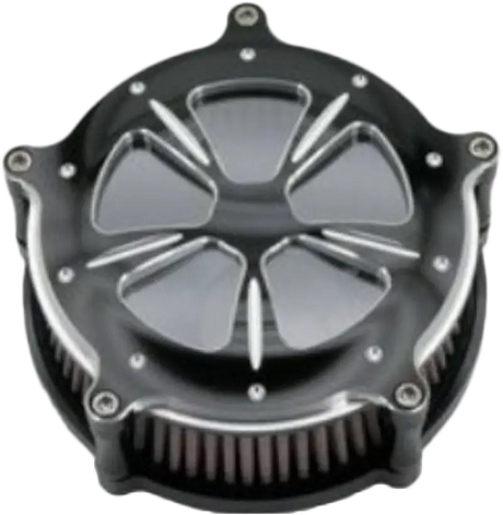 Commodore Air Cleaner Kit Black Contrast W/ Clear Window - HARDDRIVE