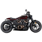 Comp S 2in1 Exh Sportster Black W/Cf End Cap