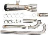 Comp S 2in1 Exh Sportster Brushed W/Cf End Cap - Powersports