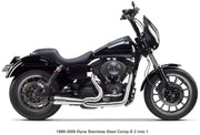 TBR Comp S 2in1 Exhaust Dyna Brushed W/Cf End Cap for Powersports