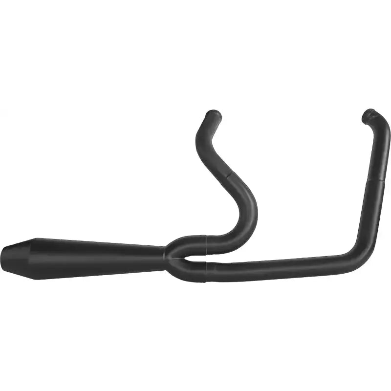 Black motorcycle exhaust system for Comp S 2in1 Exhaust Dyna Gen 2 bike