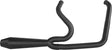 Black motorcycle exhaust system for Comp S 2in1 Exhaust Dyna Gen 2 bike