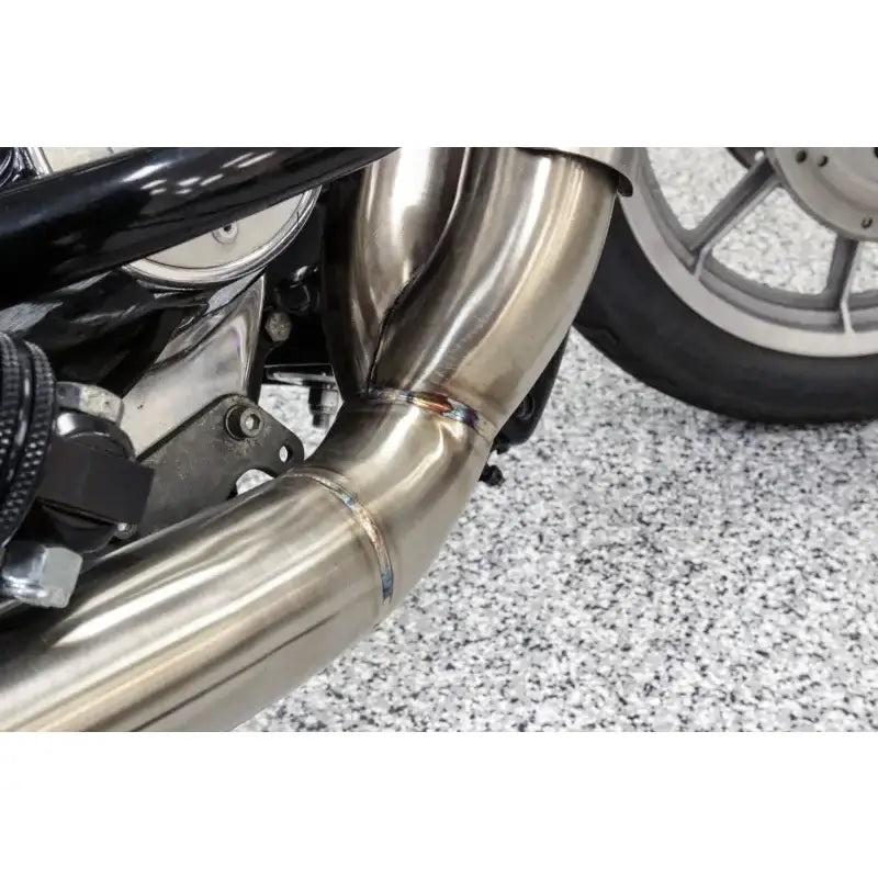 Comp S 2in1 Exhaust Fxr Brushed W/Cf End Cap 