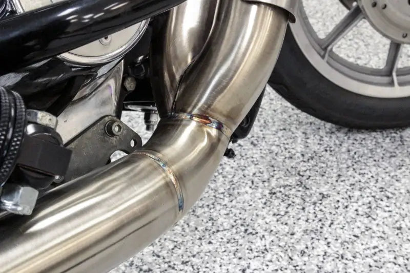 Comp S 2in1 Exhaust Fxr Brushed W/Cf End Cap 