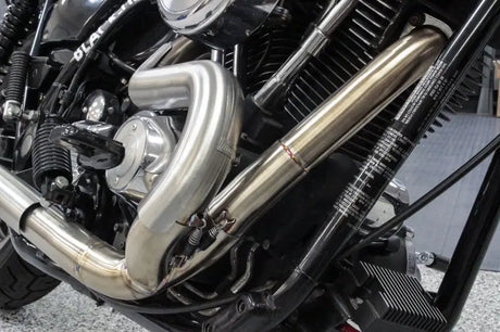 Comp S 2in1 Exhaust Fxr Brushed W/Cf End Cap 