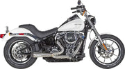 Comp S 2in1 Exhaust Softail Brushed W/Carbon End Cap - Powersports