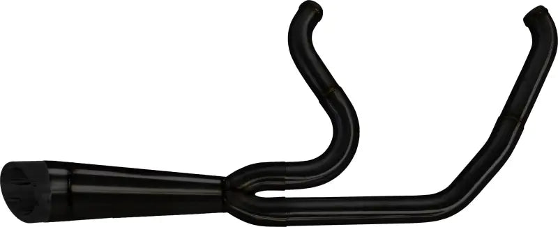 Comp S 2in1 Exhaust Softail M8 Black W/Turnout - Powersports