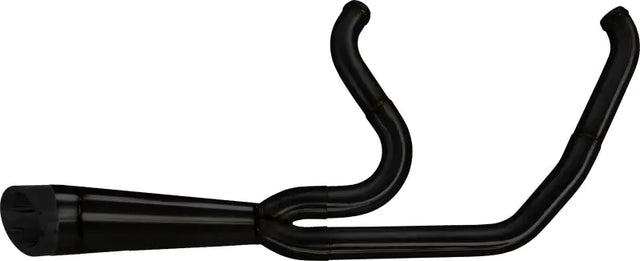 Comp S 2in1 Exhaust Softail M8 Black W/Turnout - Powersports