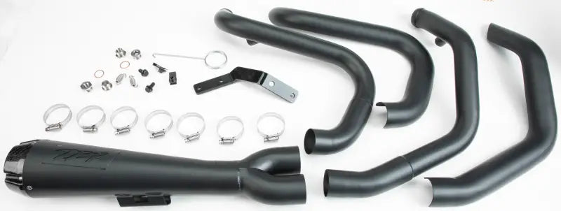 Comp S 2in1 Exhaust Sportster Black W/Cf End Cap 
