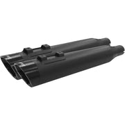 TBR Comp S Slip On Touring M8 Black W/Slash Black End Cap for Powersports