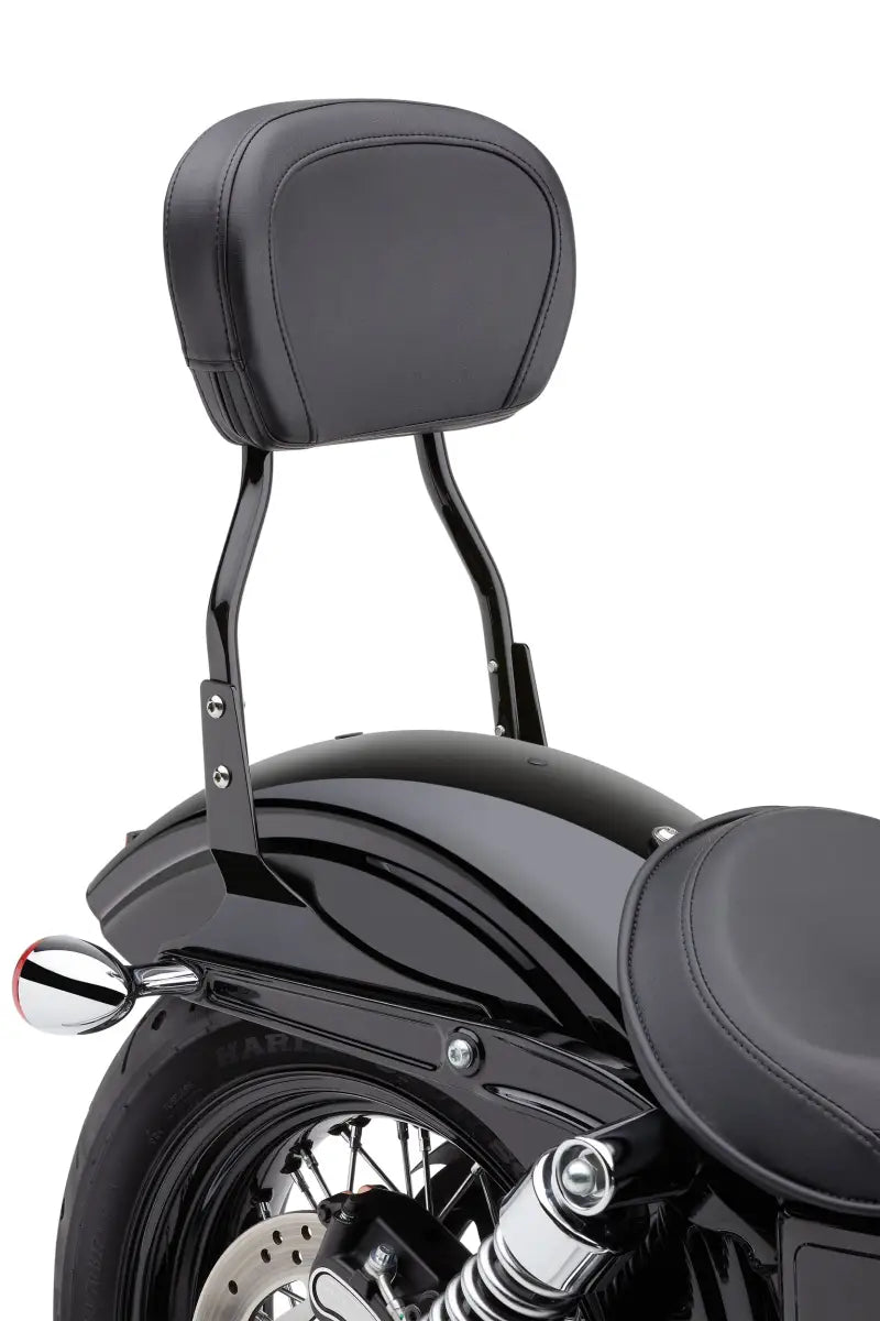 Short Sissy Bar Round Blk Flstf 07 17 Fxst/S/B 06 10 - COBRA